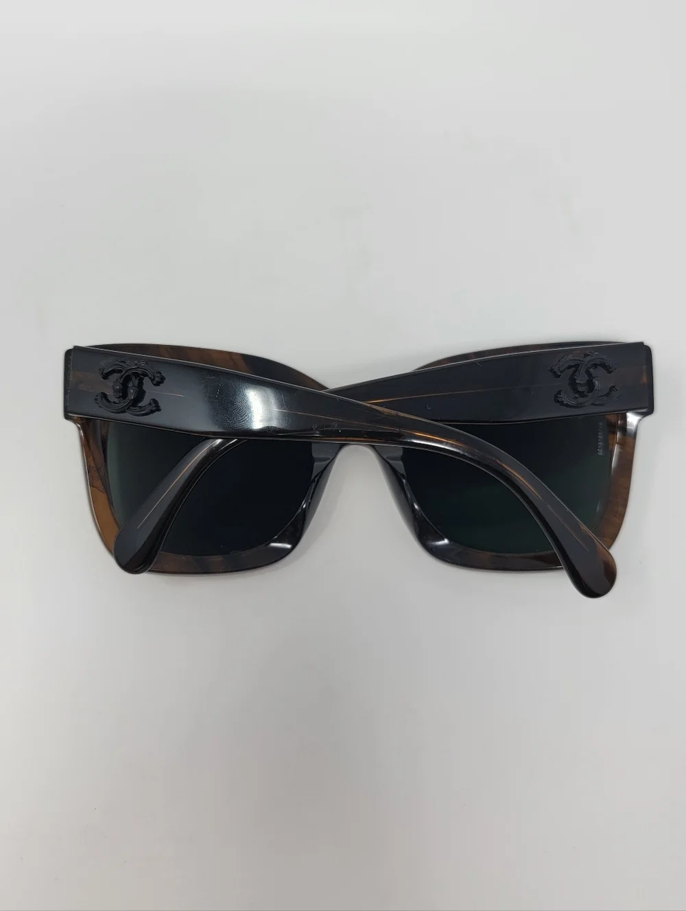 Chanel Interlocking CC Logo Square Tortoise Sunglasses 53□23 140 - Picture 9 of 10